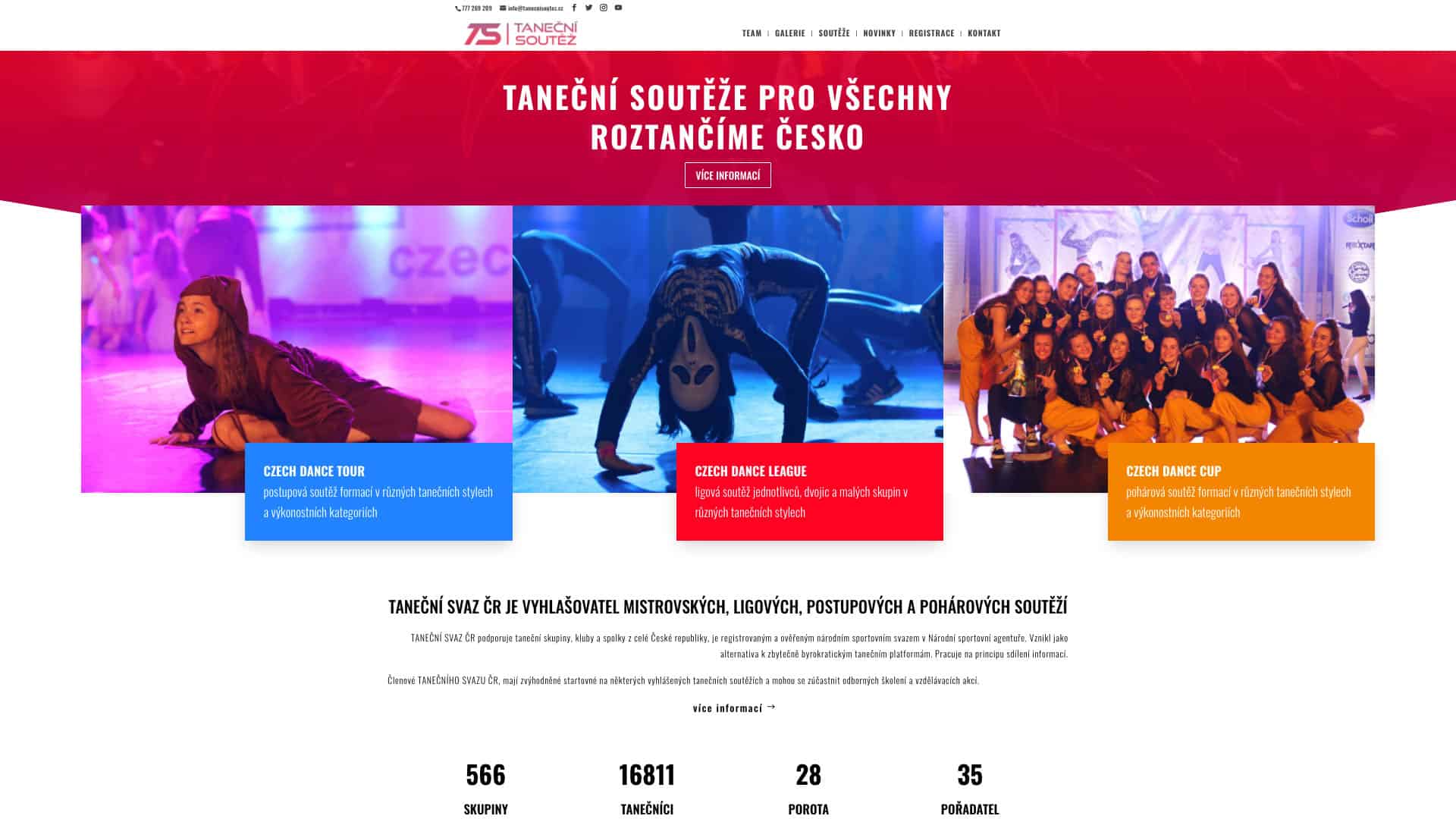 ROZTANČÍME ČESKO | TANEČNÍ SOUTĚŽ